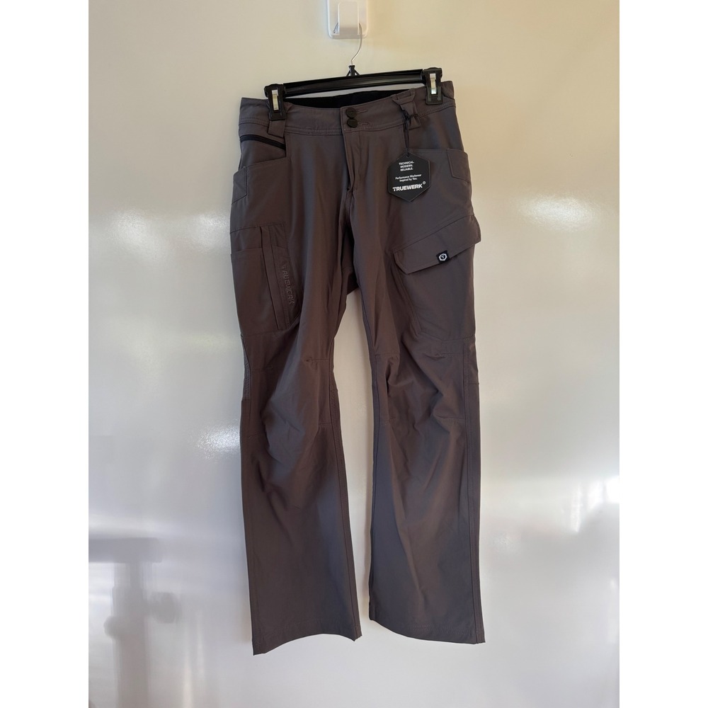 Truewerk T1 Werkpants Womens Size 2 Petite Grey Technical Work Pants NWT
